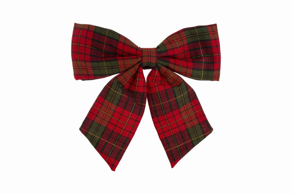 FIOCCO IN TESSUTO SCOZZESE